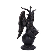 Laden Sie das Bild in den Galerie-Viewer, Large Antiquity Baphomet Occult Figurine 38cm Gothic Decor, Hand-Painted Resin Ornament