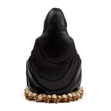 Laden Sie das Bild in den Galerie-Viewer, Hooded Grim Reaper Incense Burner | Spooky Gothic Decor | LED Skull Base Ashcatcher