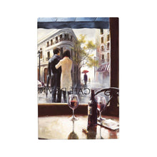 Load image into Gallery viewer, AFTER THE RAIN Ceramic Art Tile Brent Heighton 30x20cm – Romantic Parisian Scene – Ready to Hang with Box