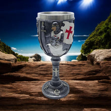 Charger l'image dans la galerie, Medieval Templar Knight Chalice – Crusader Wine Goblet – Gothic Decor Drinkware