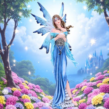 Load image into Gallery viewer, Spring Fairy Figurine Mystical Enchanted Statue Whimsical Fantasy Elegant Gift Statue