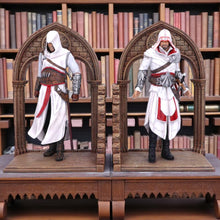 Load image into Gallery viewer, Assassin’s Creed Bookends Altaïr Ezio Figures Gamer Shelf Ornament Collectible