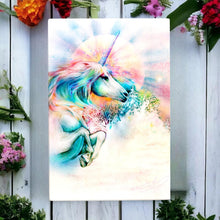 Load image into Gallery viewer, J. MARIE - Immersive Unicorn Ceramic Picture Tile 30 X 20 cm - Stunning Wall Art