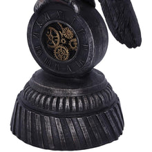 Load image into Gallery viewer, Steampunk Raven Statue - Victorian Mechanical Bird Figurine Gothic Home Decor 24cm