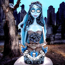 Load image into Gallery viewer, Official Corpse Bride Emily Bust Ornament Tim Burton Gothic Collectible Resin Statue