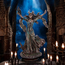 Laden Sie das Bild in den Galerie-Viewer, Bronzed Morgan Le Fay Statue - Celtic Mythology Gothic Ornament Nemesis Now 25cm