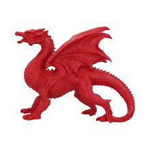 Load image into Gallery viewer, Red Dragon Figurine Fierce Fantasy Creature Ornament Gothic Mythical Sculpture