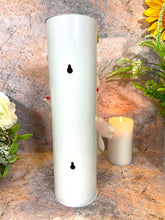 Laden Sie das Bild in den Galerie-Viewer, Artificial Orchids | Life-Like Floral Decor | Faux Flowers White Metal Display | Wall Mounted & Freestanding | Elegant Home Accent-OsirisTradingUK