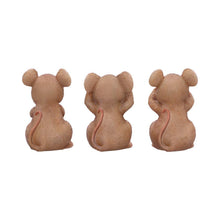 Load image into Gallery viewer, Three Wise Mice Figurines Ornaments Hear No See No Speak No Evil Cute Decor