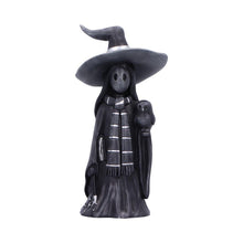 Load image into Gallery viewer, Little Souls Gleam Gothic Figurine Black Coat, Spell book & Owl Wiccan Altar Decor
