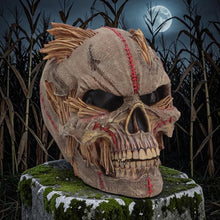 Charger l'image dans la galerie, Scarecrow Skull Figurine Creepy Harvest Gothic Horror Halloween Decoration Art