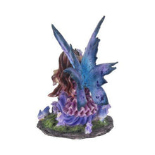 Laden Sie das Bild in den Galerie-Viewer, Blue Fairy Figurine - Gothic Ornament by Nemesis Now 10cm - Resin Collectible