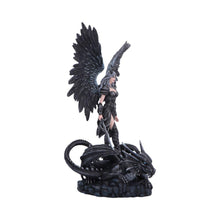 Load image into Gallery viewer, Dark Angel Fairy Statue Dragon Companion Gothic Ornament Fantasy Display Collectible
