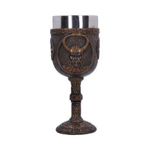 Laden Sie das Bild in den Galerie-Viewer, Viking Norse Loki Goblet - Norse Mythology Resin Drinkware, Decorative Collectible Chalice, 15cm