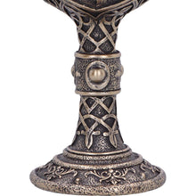 Load image into Gallery viewer, Medieval Wolf Goblet Chalice with Celtic Knotwork Tribal Gothic Fantasy Drinkware