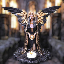 Laden Sie das Bild in den Galerie-Viewer, Teresina Dark Reaper Angel Figurine – 28cm Gothic Fantasy Statue