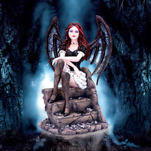 Load image into Gallery viewer, Gothic Spider Fairy Figurine Mystical Fantasy Statue Home Decor ornament