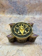 Load image into Gallery viewer, Goddess Triple Moon Pentacle Box - Handcrafted Resin Celtic Jewelry Storage, Wiccan Altar Box, Spiritual Decor-OsirisTradingUK