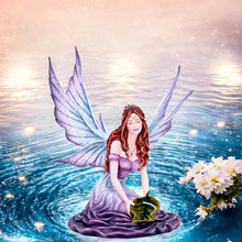 Charger l'image dans la galerie, Enchanted Fairy Figurine Mystical Statue Elegant Fantasy Ornament Home Decor