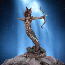 Load image into Gallery viewer, Medusa’s Wrath Bronzed Figurine | Greek Mythology Statue with Bow & Serpents | Nemesis Now Collectible, New & Boxed