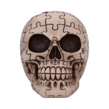 Laden Sie das Bild in den Galerie-Viewer, Gothic Puzzled Skull Ornament Jigsaw Fantasy Art Spooky Halloween Statue Gift