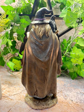 Load image into Gallery viewer, Spooky and Enchanting Wicked Witch Resin Statue - 22 cm Tall - Perfect Halloween Decor!