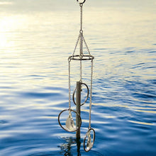 Load image into Gallery viewer, Mystical Metal & Crystal Wind Chime - 36 cm Hanging Ornament with Reflective Crystals for Tranquil Home Décor