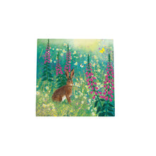 Load image into Gallery viewer, Jo Grundy FOXGLOVE MEADOW Ceramic Art Tile - 20X20 cm - Beautiful Nature Scene - Ready to Hang