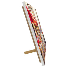 Load image into Gallery viewer, APRIL IN PARIS Brent Heighton Ceramic Art Tile 30x20cm - Ready to Hang | Parisian Street Scene with Eiffel Tower and Flower Shop - Boxed Gift Idea"