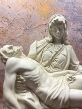Load image into Gallery viewer, Sacred La Pieta Fine Art Replica, Resin Michelangelo Inspired Sculpture, Spiritual Christian Decor, Serene Madonna and Child Figurine-OsirisTradingUK