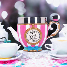Load image into Gallery viewer, Pinky's Up Mad Hatter "We're All Mad Here" Cup 11cm - Exclusive Nemesis Collection