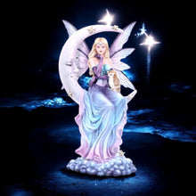 Load image into Gallery viewer, Selene Moon Fairy with Owl Figurine – 34cm Nemesis Now Fairy Ornament | Fantasy Collectible Decor