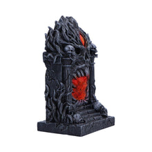 Laden Sie das Bild in den Galerie-Viewer, Gothic LED Skull Doorway to Underworld Figurine Gates of Hell Halloween Art