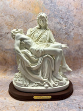 Load image into Gallery viewer, Sacred La Pieta Fine Art Replica, Resin Michelangelo Inspired Sculpture, Spiritual Christian Decor, Serene Madonna and Child Figurine-OsirisTradingUK