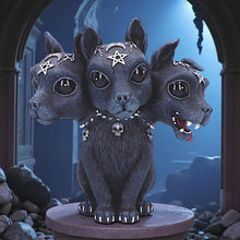 Load image into Gallery viewer, Diabarkus Cult Cuties by Nemesis Now Gothic Occult Cerberus Figurine Fantasy Mythical Decor