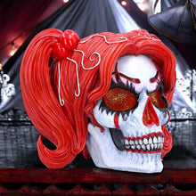 Load image into Gallery viewer, Clown Doll Skull Ornament Gothic Fantasy Horror statue Spooky Halloween Decor