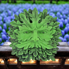 Load image into Gallery viewer, Green Man Garden Wall Plaque - Garden Resin Ornament - Outdoor/Indoor Decor