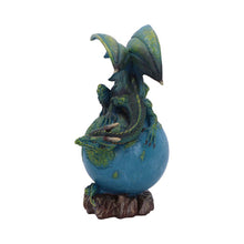 Load image into Gallery viewer, Gothic Earth Dragon Ornament Fantasy Planet Globe Sculpture Nature Guardian