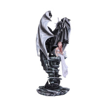 Load image into Gallery viewer, Enchanting Fairy and Dragon Statue Gothic Home Décor Fantasy Ornament 37cm New