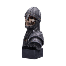 Load image into Gallery viewer, Gothic Skeleton Knight Bust Medieval Statue Decor Skull Figurine Fantasy Ornament