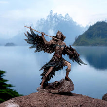Load image into Gallery viewer, Mythological Morrigan Figurine 22cm - Celtic Phantom Queen, Unique Bronze Decor
