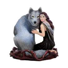 Laden Sie das Bild in den Galerie-Viewer, Wolf Guardian Woman Figurine Anne Stokes Fantasy Art Gothic Pagan Wicca Resin Collectible