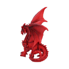 Load image into Gallery viewer, Majestic Red Dragon Ornament Gothic Fantasy Statue Mythical Gothic Figurine