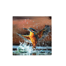 Load image into Gallery viewer, KING OF THE NORTH Ceramic Art Tile Bree Merryn - 20 x 20 cm Wall Art, Animal Wildlife Decor, Home Gift