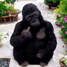 Load image into Gallery viewer, Cheeky Gorilla Statue Hilarious Home Decor Office & Man Cave ornament Rude Gift