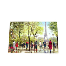 Load image into Gallery viewer, MACNEIL STUDIOS Eiffel Tower Ceramic Art Tile 30x20 cm - Paris Cityscape Decor, Wall Hanging, Gift Boxed