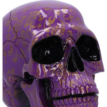 Load image into Gallery viewer, Purple Gothic Fantasy Skull Ornament Decorative Statue Halloween Horror Art Decor