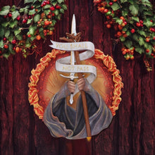 Load image into Gallery viewer, LOTR Gandalf Fantasy Wall Plaque You Shall Not Pass Collectible Gothic Art 30.5 cm