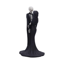 Laden Sie das Bild in den Galerie-Viewer, Gothic Skeleton Couple Figurine 24cm - Romantic Gothic Decor Ornament - Hand-Painted Sculpture