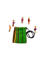 Load image into Gallery viewer, Traditional Guatemalan Worry Dolls with Pouch - Authentic Handmade Miniature Doll Set 2.5cm